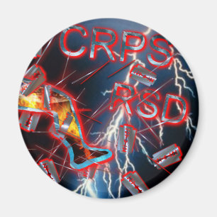 CRPS Blauwe Lightning scheermesjes & naalden Magne Magneet