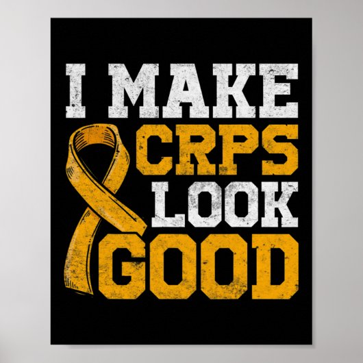 CRPS Complex Regional Pain Syndrome Awareness Nove Poster (Voorkant)