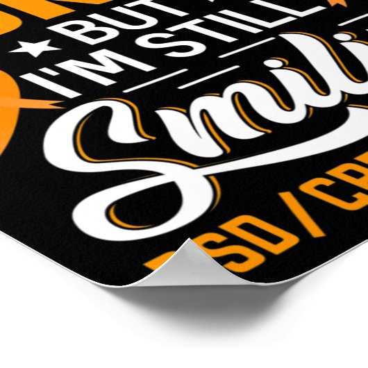 CRPS Complex Regional Pain Syndrome Awareness Nove Poster (Hoek)