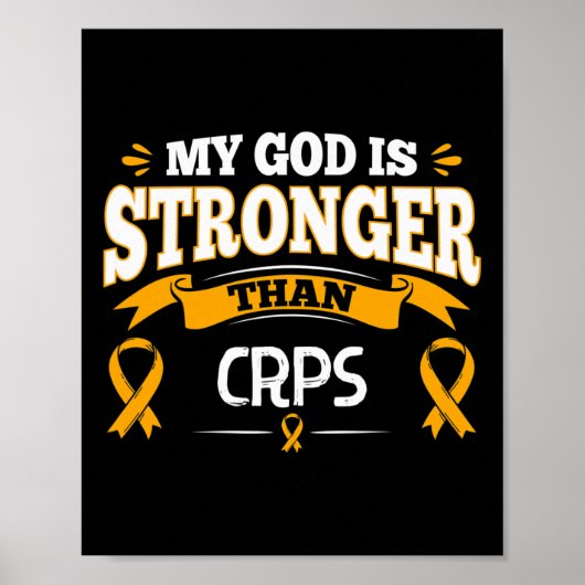 CRPS Gift - Complex Regionaal Pijn Syndroom Surviv Poster (Voorkant)