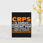 CRPS is gerangschikt als de hoogste pijn RSD CRPS  Kaart (Gele Bloem)