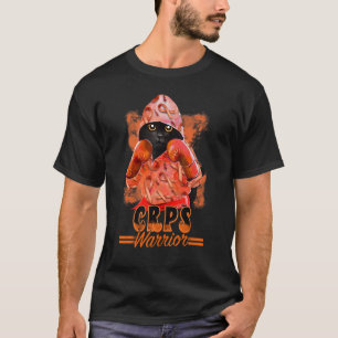 CRPS Krijger Moppige Kat Bokshandschoenen oranje L T-shirt
