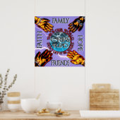 CRPS: onze wereld draait om familievriendelijke ho Poster (Keuken)