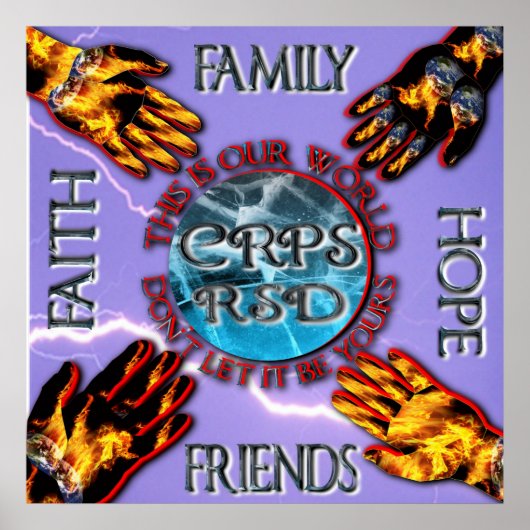 CRPS: onze wereld draait om familievriendelijke ho Poster (Voorkant)