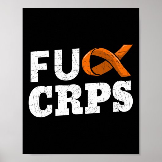 CRPS Oranje lint Causalgia reflex neurovasculair Poster (Voorkant)