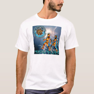 CRPS/RSD Blue Lightning & Turquoise Storm T-Shir T-shirt