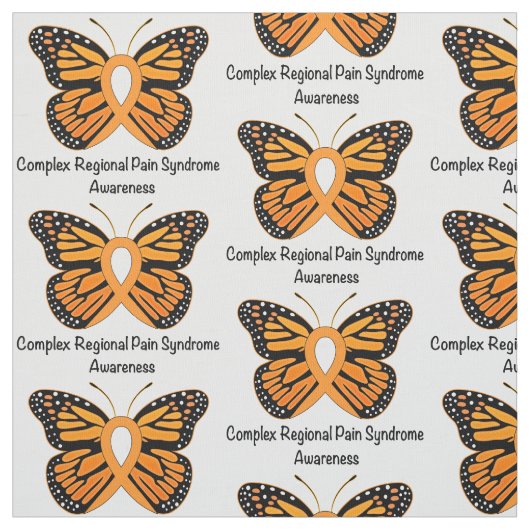 CRPS/RSD Butterfly of Hope Stof (Swatch)