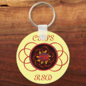 CRPS/RSD-lava-gloed en Sleutelhanger met schuifwie (Voorkant)