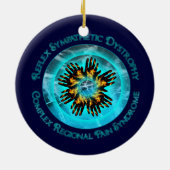 CRPS RSD Sterkte Courage Hope Faith Ornament (Achterkant)