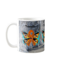 CRPS RSD Warrior Survivor Ribbon Butterfly Fire