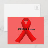 CRPS-RSD-ziekte Briefkaart (Voorkant / Achterkant)