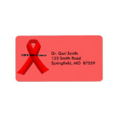 CRPS-RSD-ziekte Etiket (Voorkant)