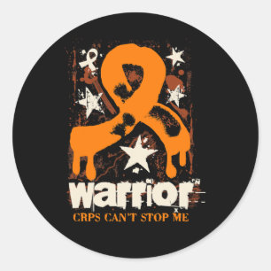 CRPS Warrior Complex Regional Pain Syndrome Awaren Ronde Sticker