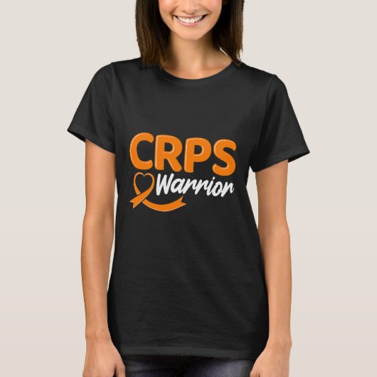 CRPS Warrior Complex Regional Pain Syndrome Novelt T-shirt (Voorkant)