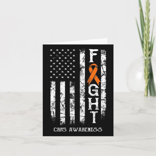 CRPS Warrior US Flag RSD CRPS Bewustzijn Kaart (Voorkant)