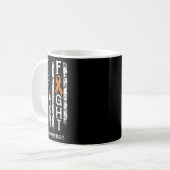 CRPS Warrior US Flag RSD CRPS Bewustzijn Koffiemok (Voorkant links)