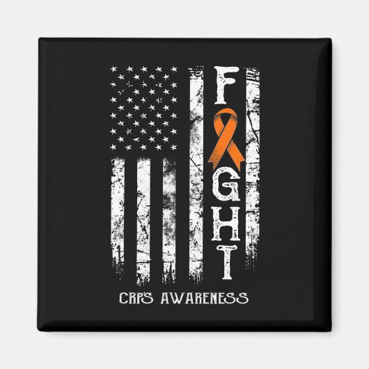 CRPS Warrior US Flag RSD CRPS Bewustzijn Magneet (Voorkant)