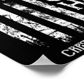 CRPS Warrior US Flag RSD CRPS Bewustzijn Poster (Hoek)