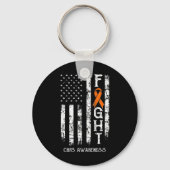 CRPS Warrior US Flag RSD CRPS Bewustzijn Sleutelhanger (Voorkant)