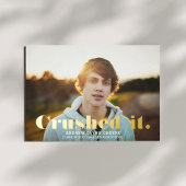 Crritsfun Modern Typografie | AFSTUDEREN REAL Folie Uitnodiging