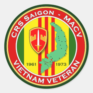 CRS Saigon 2 - ASA Vietnam Ronde Sticker