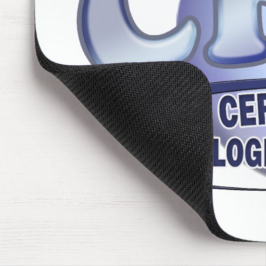 CRT CERTIFIFIED RADIOLOGIC TECHNOLOGIST BLAUW LOGO MUISMAT (Hoek)