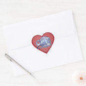 CRT-GECERTIFICEERDE RADIOLOGISCHE TECHNOLOGE BLUE HART STICKER (Envelop)