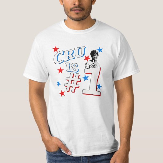 "Cru is #1" Waarde Shirt (Voorkant)