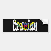 Cruciaanse Bumpersticker (Voorkant)