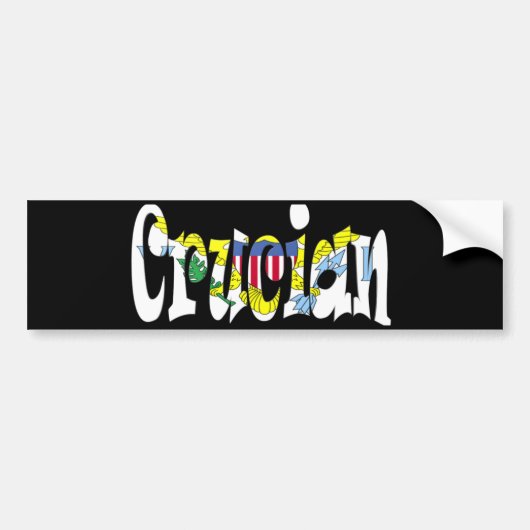 Cruciaanse Bumpersticker (Voorkant)