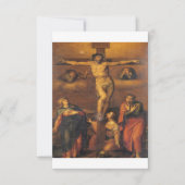 Crucifion - Michelangelo 1540 Save The Date (Voorkant)