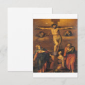 Crucifion - Michelangelo 1540 Save The Date (Voorkant / Achterkant)