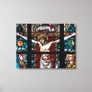 Crucifix Canvas Afdruk