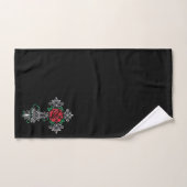 Crucifix en Roos Bath Towel Set Bad Handdoek (Handdoek)