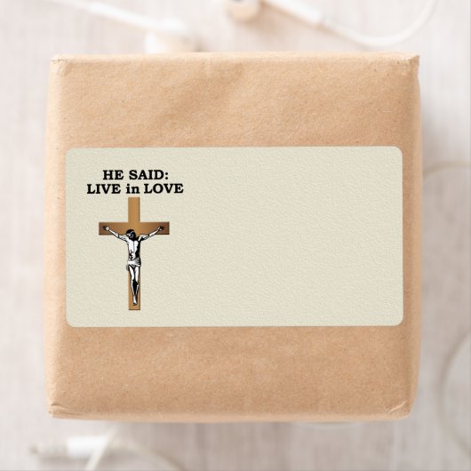 Crucifix Etiket (Insitu)