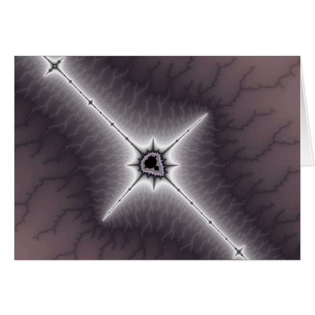 Crucifix - fractale Kaart (Voorkant Horizontaal)