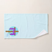 Crucifix Hij is een uit een bad bestaande doekset Bad Handdoek (Handdoek)
