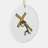 Crucifix Keramisch Ornament (Rechts)
