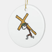 Crucifix Keramisch Ornament (Links)