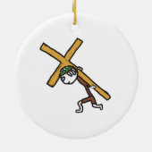 Crucifix Keramisch Ornament (Achterkant)
