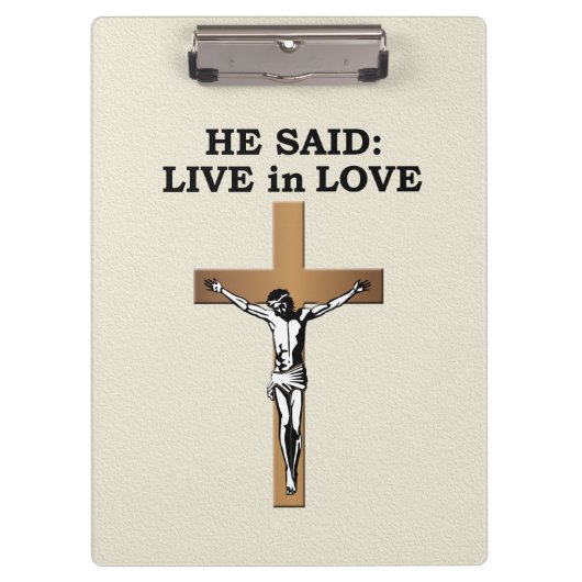 Crucifix Klembord (Voorkant)