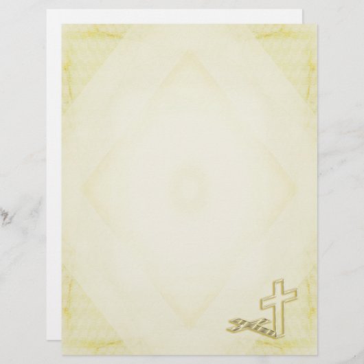 Crucifix Letterhead (Voorkant / Achterkant)