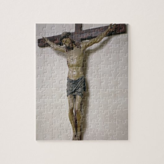 Crucifix (polychroomhout) legpuzzel (Verticaal)