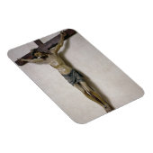 Crucifix (polychroomhout) magneet (Rechterzijde)