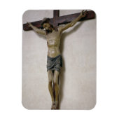 Crucifix (polychroomhout) magneet (Verticaal)