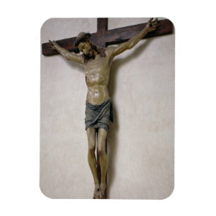 Crucifix (polychroomhout) magneet