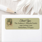 Crucifix Rozenkrans Bijbel Jezus Dank u Etiket (Insitu)