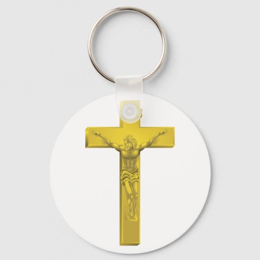 Crucifix-Sleutelhanger Sleutelhanger (Voorkant)