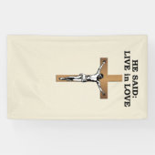 Crucifix Spandoek (Horizontaal)
