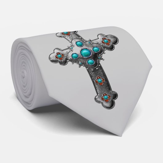 Crucifix Stropdas (Opgerold)